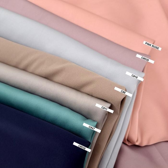 Kain Satin Polos / Syarif Satin -Per 0,5 meter