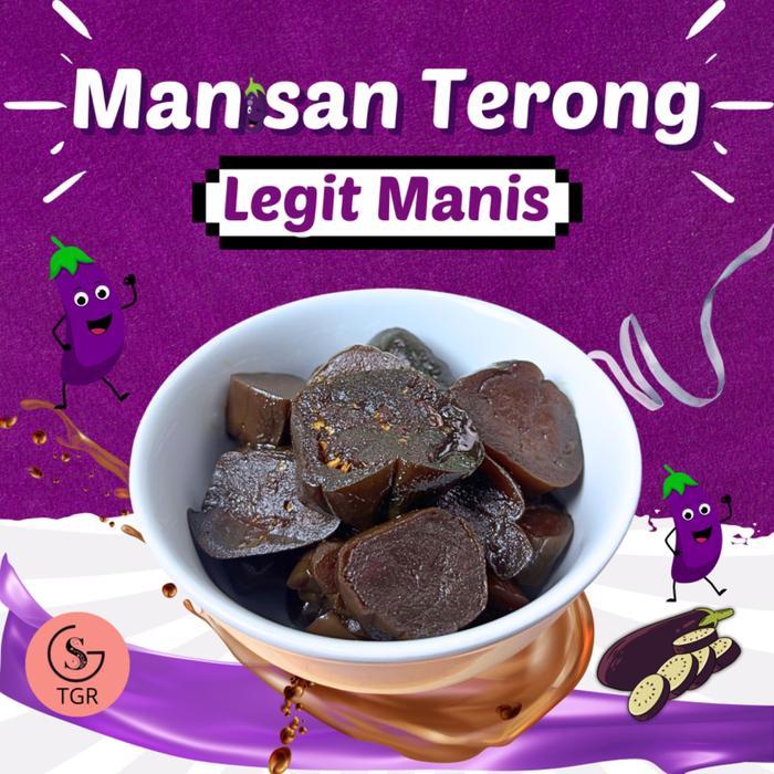 1 PACK MANISAN TERONG LEGIT MANIS ASEM MANISAN BUAH KERING Jajanan grosir gratis ongkir Rp.0 - GST