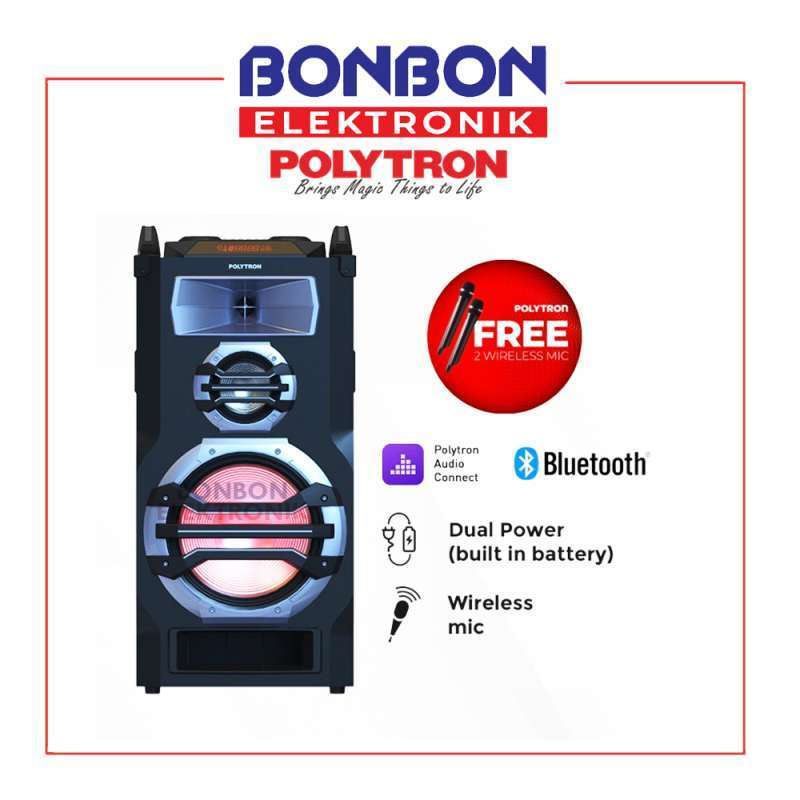 Polytron Portable Speaker Bluetooth PTS 12KF15 / PTS12KF15 Radio FM