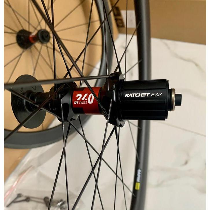 Wheelset carbon Farsports hub DT 240 EXP RIM KE roadbike 700C