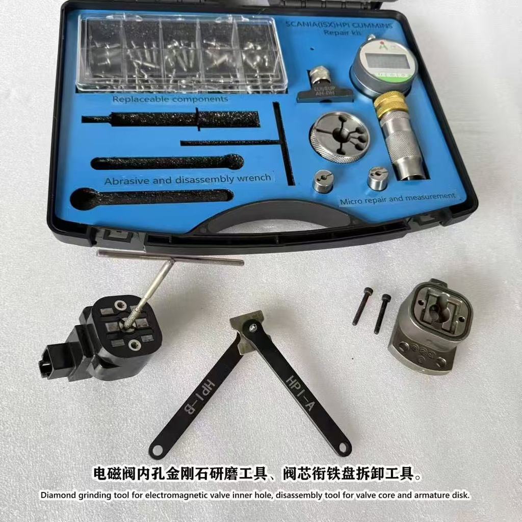 IMPORT ISX XPI HPI Diesel Injector Actuator Solenoid Valve Core Grinding Repair Tool for Cummins