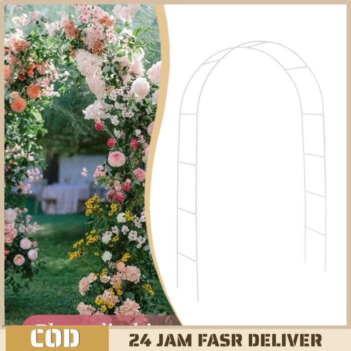 1set Besi Decor Besi Dekorasi Backdrop Dekorasi Besi Lengkungan Besi Dekorasi Gapura Pintu Masuk
