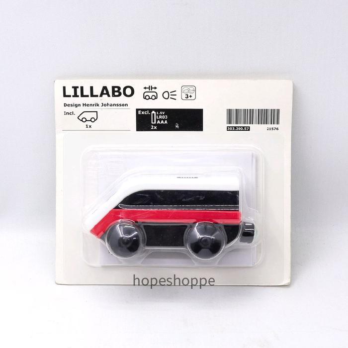 BISA E-KATALOG Ikea Lillabo Battery Operated Locomotive Mainan Kereta Pakai Battery
