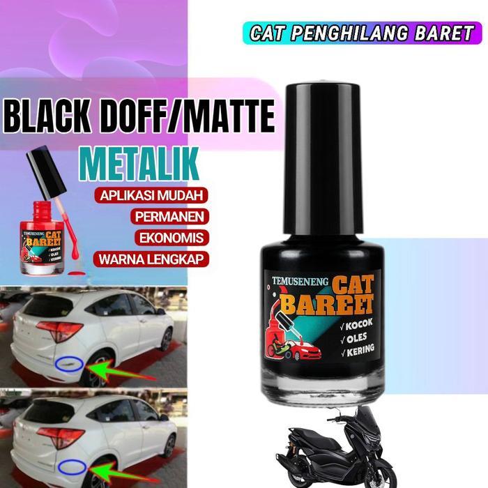 Cat Matte Black Doff Solid Cat Hitam Doff Solid Dof Penghilang Baret Lecet Goresan Motor Beat Pcx