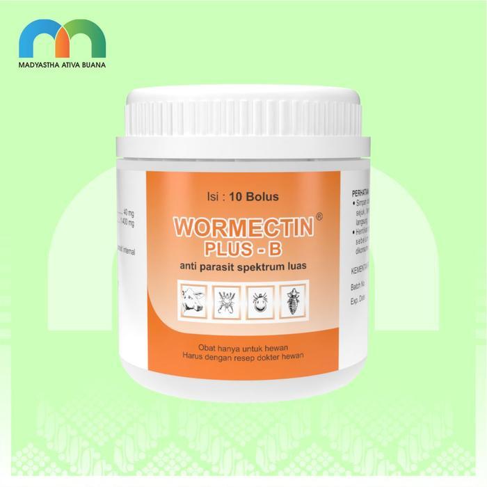 OBAT HEWAN BESAR WORMECTIN PLUS BOLUS 10 MEDION