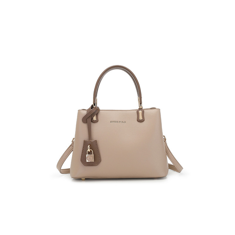 Swiss Polo Women's Top Handle Bag / Sling Bag / Crossbody Bag (Tas Selempang / Tas Tangan) - Cokelat