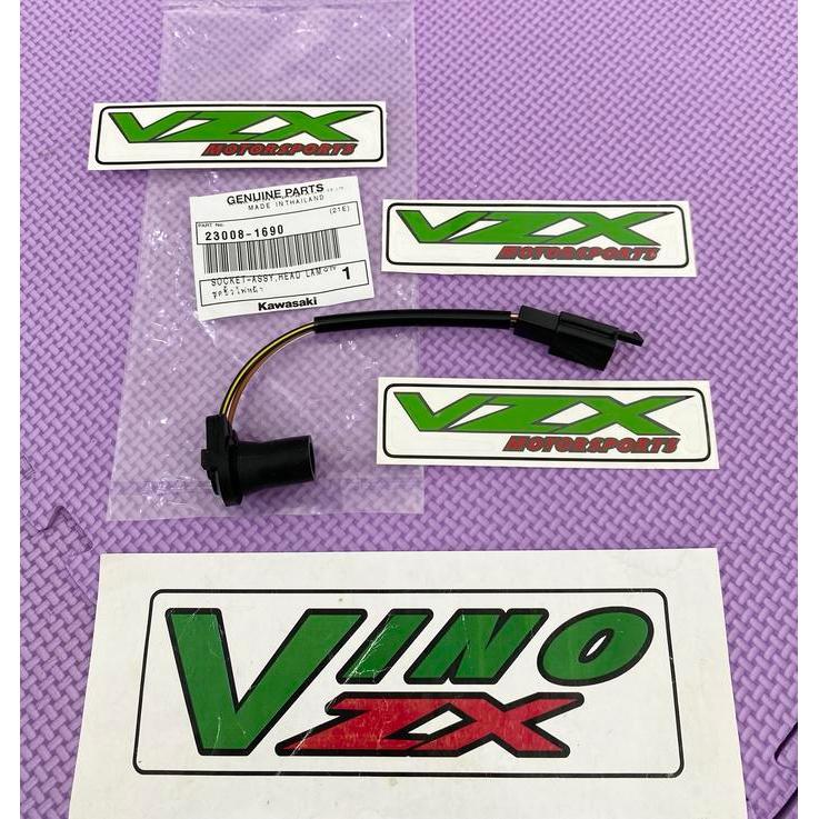 Socket Assy Soket Kabel Lampu Senja Ninja RR OLD 150 KRR Ori Kawasaki
