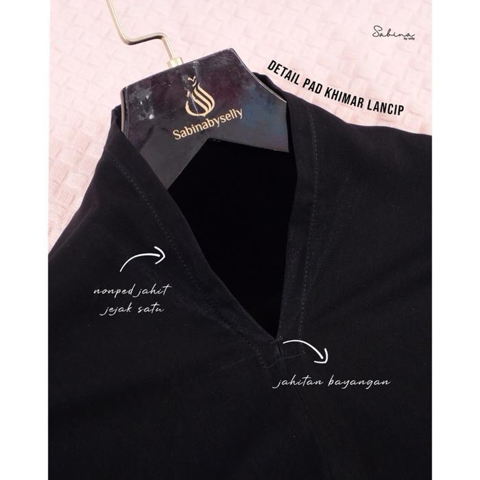 KHIMAR BLACK SERIES SABINABYSELLY KHIMAR KHIBAN FK FRENCH KHIMAR JETBLACK