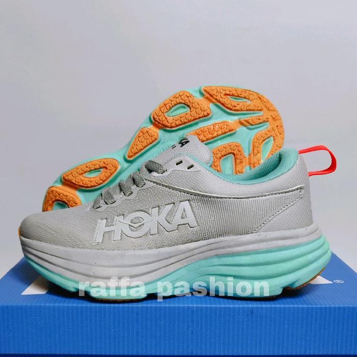 HOKA - SEPATU HOKA BONDI 8 SPATU OLAHARGA LARI Sneakers Kasual Running Outdoor