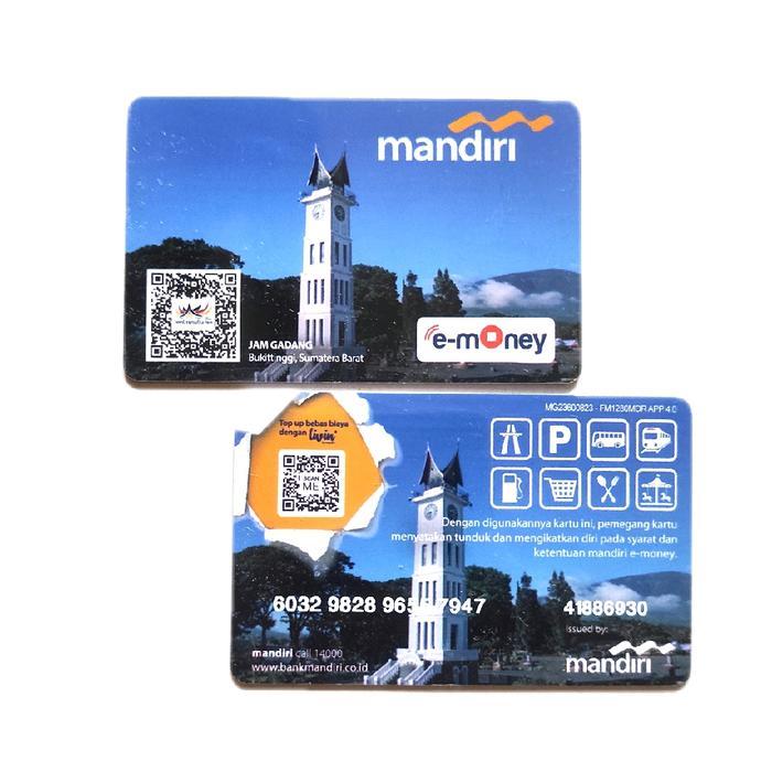 Ready Mandiri emoney card Jam gadang kartu E-money e-tol mandiri original