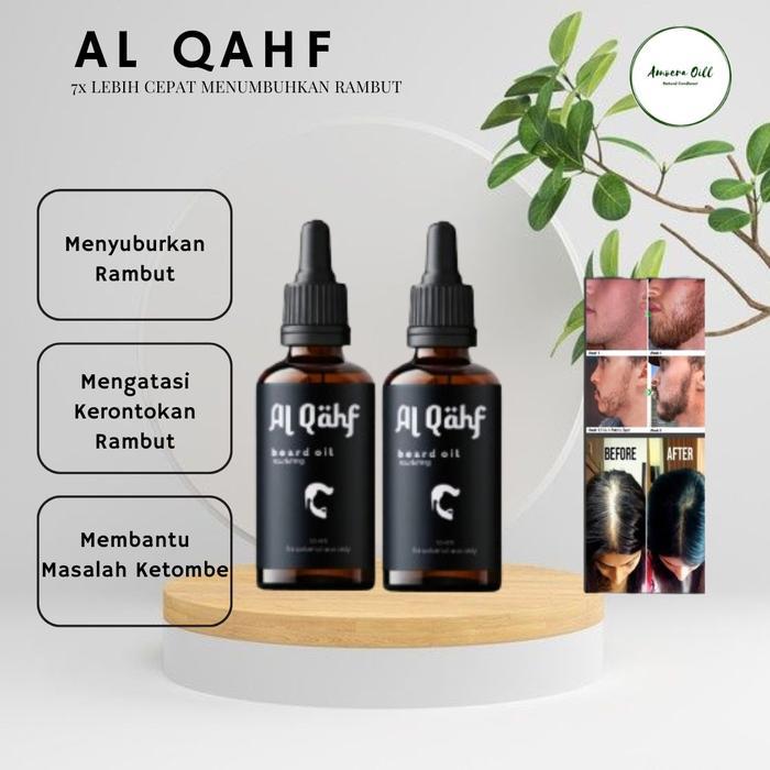 minyak Penumbuh Rambut Brewok Jambang Serum Penumbuh Rambut Al-Qahf Menumbuhkan Rontok