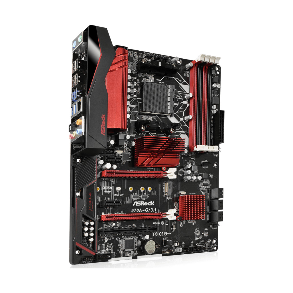 . Am3+ Motherboard Asrock 970A-G/3.1 Amd 970 4Xddr3 6Xsata Iii M.2 Usb -