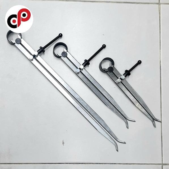 Jangka Bubut Dalam Stelan Spring Caliper Inside 4" 6" 8" 10" 12"