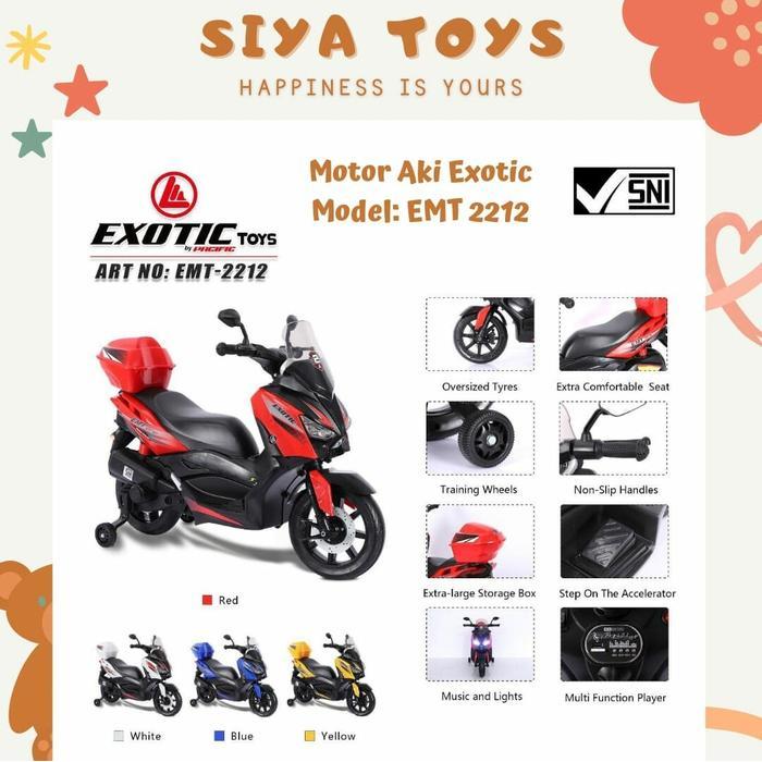 SIYA MOTOR AKI 2212 MOTOR ANAK MOGE ANAK RECHARGEABLE EXOTIC EMT 2212 MOTOR REMOT ANAK EMT