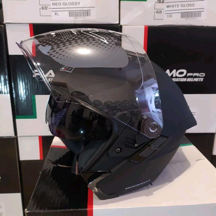 RSV HELMET SV300 BLACK DOFF DOUBLE VISOR HELM RSV SV300