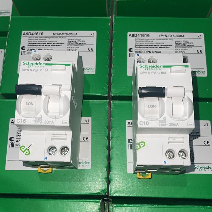 Schneider Rccb / Rcbo / Elcb Idvn Vigi 30Ma 2P 6A 10A 16A 20A Schneider Hemat