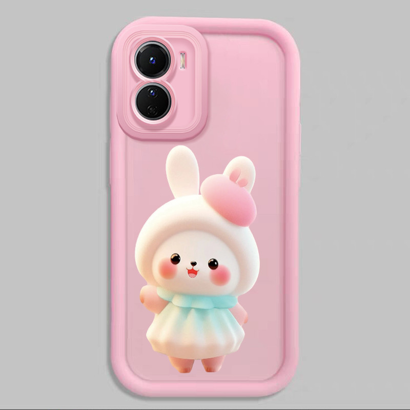 Casing Hp untuk VIVO Y16 Y35 4G Y35 5G Y56 5G Case Kelinci lucu yang populer Kasing silikon Cesing S