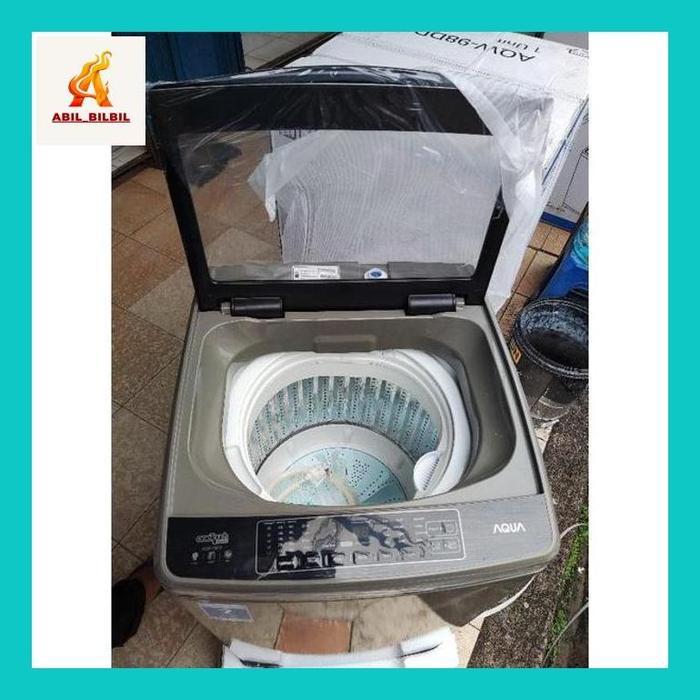 ABIL_ MESIN CUCI AQUA 1 TABUNG 9 KG AQW99DD AQW 99DD AQW-99DD 99 DD OTOMATIS "