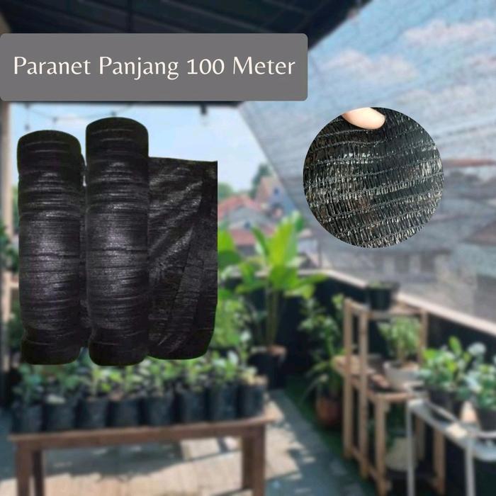 Jaring Paranet 1 Roll 85 Persen 100 meter × lebar 3 meter Tanaman