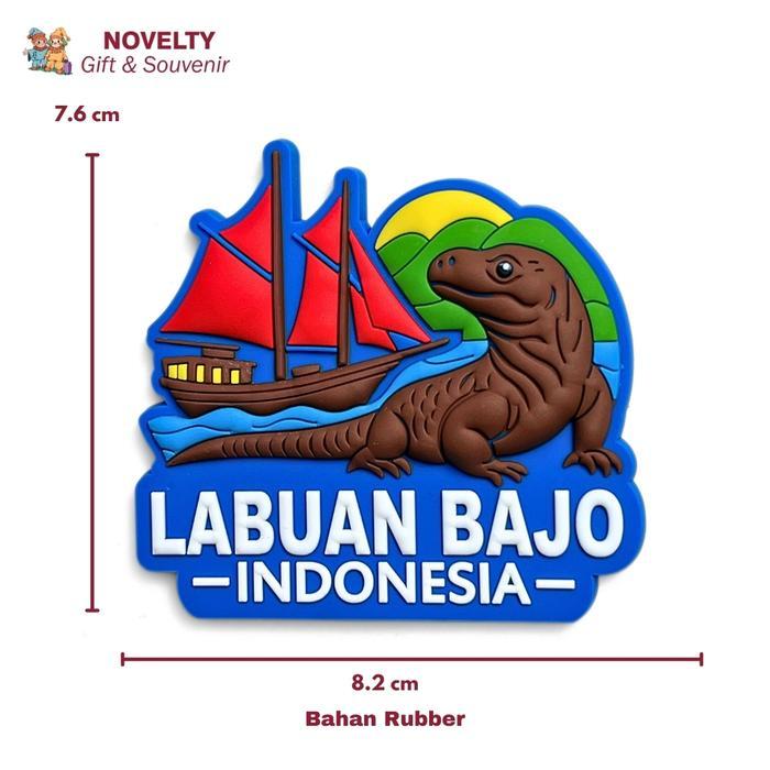Souvenir Tempelan Magnet Kulkas Labuan Bajo NTT oleh oleh dari Nusa Tengara Timur Indonesia