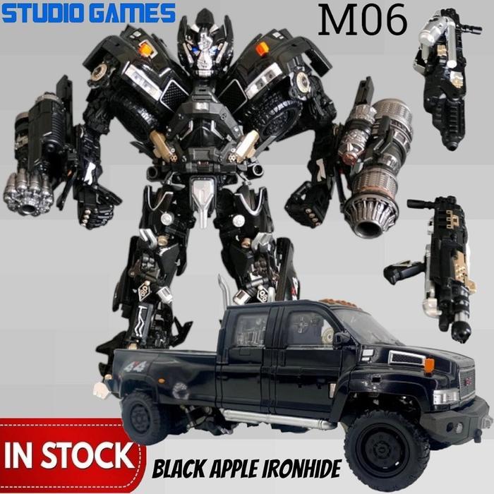 WeiJiang Black Apple Transformers M-06 IronHide - Iron Hide M06 MPM-06 Oversize