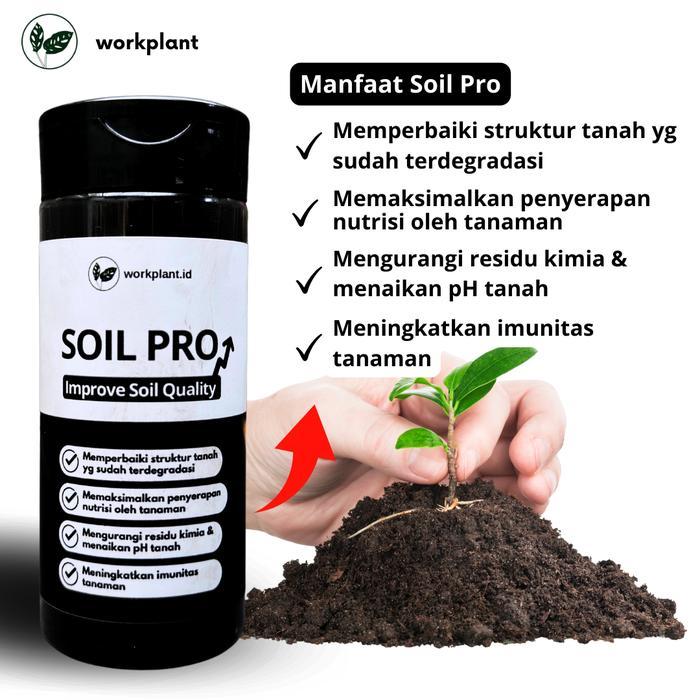 Soil Pro - Asam Humat Serbuk Pembenah Tanah Tanaman Hias