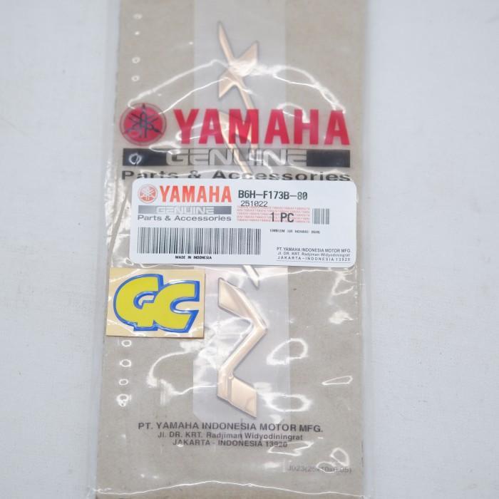 Emblem 3D Logo Yamaha New Nmax Warna Gold
