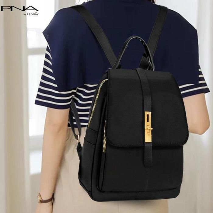 Oneda Bag - Pna Yujin Water Resistant Ransel Korea Tas Wanita Punggung Kantor Kerja Sekolah Kuliah