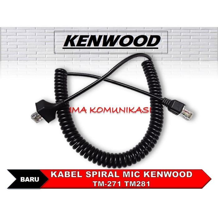 Kabel Spiral Mic Kenwood Tm-271 Tm-281