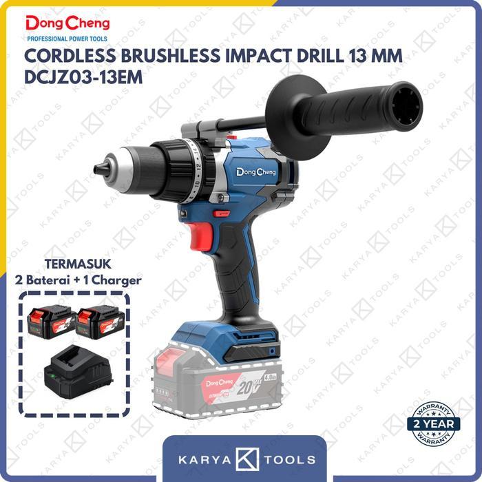 Dongcheng DCJZ 03-13 Cordless Brushless Impact Drill / Bor Impact 13mm