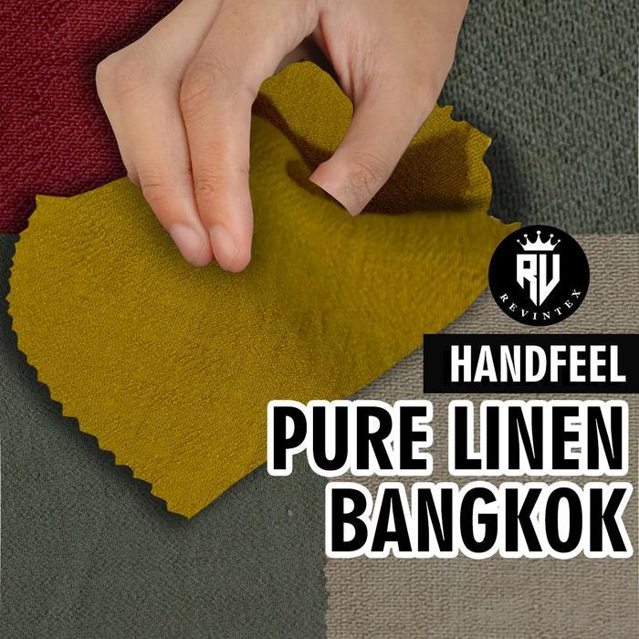 Sample Kain Pure Linen Bangkok Handfeel Katalog - REVINTEX BANDUNG