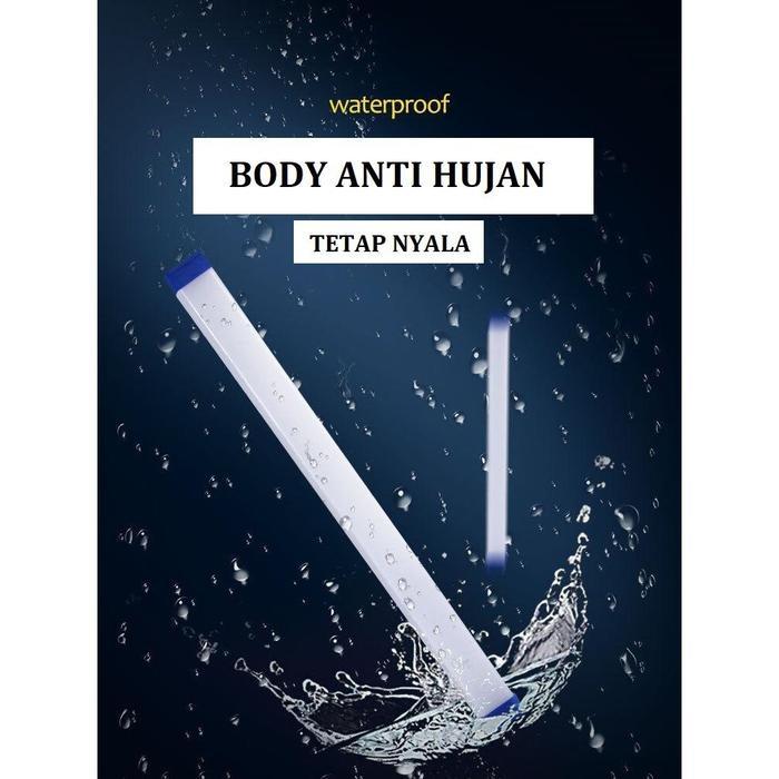 LAMPU EMERGENCY STIK STICK PORTABLE MULTIFUNGSI NEON LED PANJANG 3 MODE DC 5V USB 40W 60W 80W LIGHT