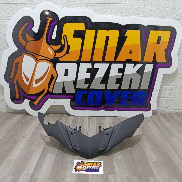 WIN Cover Batok Kepala Lampu Depan Yamaha Aerox 155 Old Hitam 2017 2018 2019 2020 ( FRONT HANDLE COV