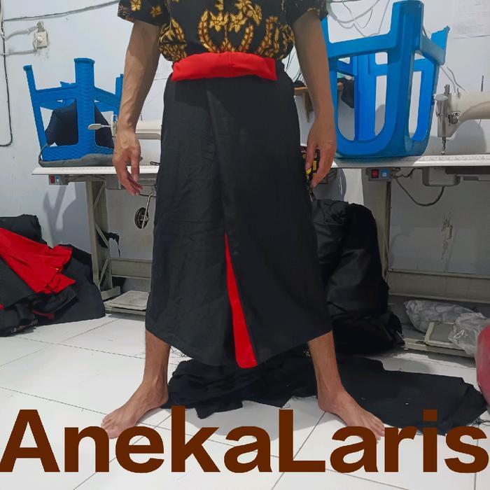 READY celana ubet drill KOMBINASI MERAH HITAM celana sarung celana gemboran ubet hitam merah celana