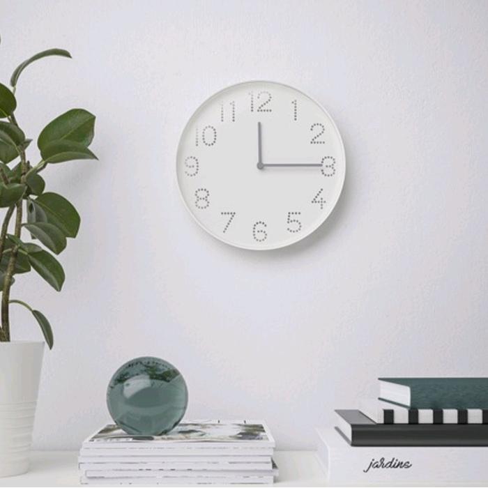 Jam Dinding IKEA 25Cm Bulat