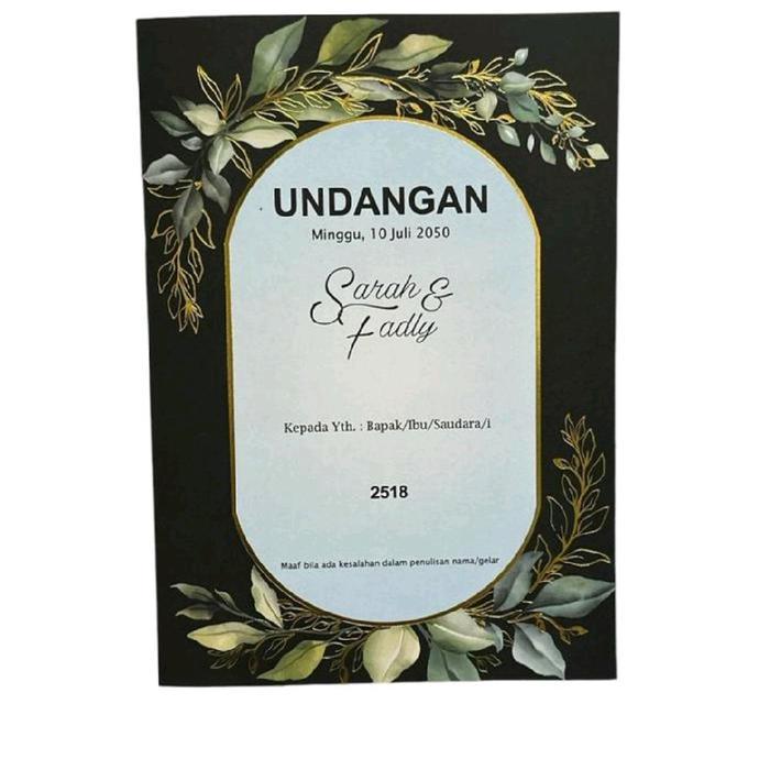 ERBA 2518 BLANGKO UNDANGAN ERA BARU Pernikahan Khitan