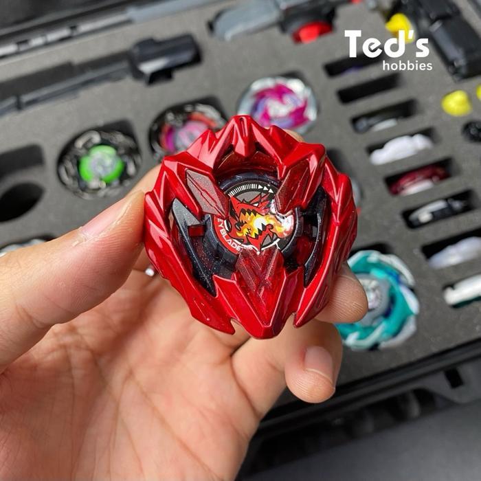 BEYBLADE X BX-00 DRAN BUSTER 1-60 A METALLIC RED COROCORO EXCLUSIVE EDITION / DRAN BUSTER MERAH KODE