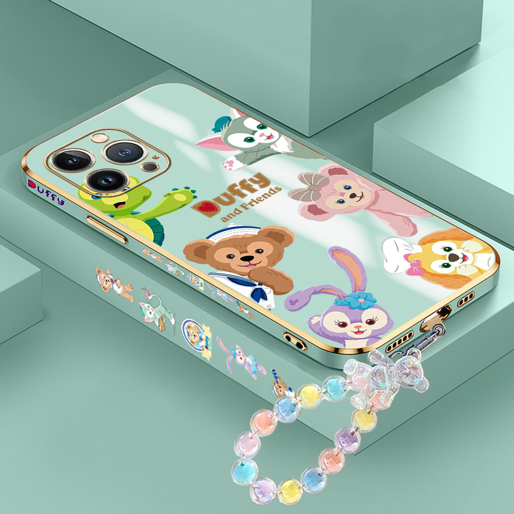 [Pengiriman Jakarta] Apple iPhone 12 13 14 15 Pro Max Mini Plus Casing Ponsel Duffy All staff  Lunak