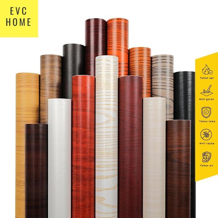 Evchome 60Cm X 3M Wallpaper Sticker Lemari/Hpl Sticker Lemari Serba Guna/Wallpaper Dinding Serat