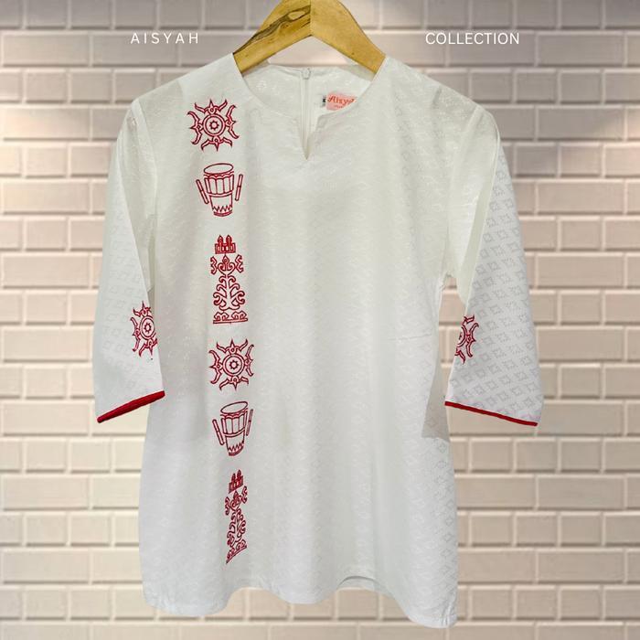 baju cele - bordiran maluku - Atasan etnik - batik maluku - tenun maluku