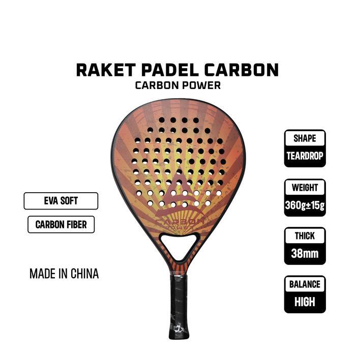 Raket Padel Carbon Carbon Power