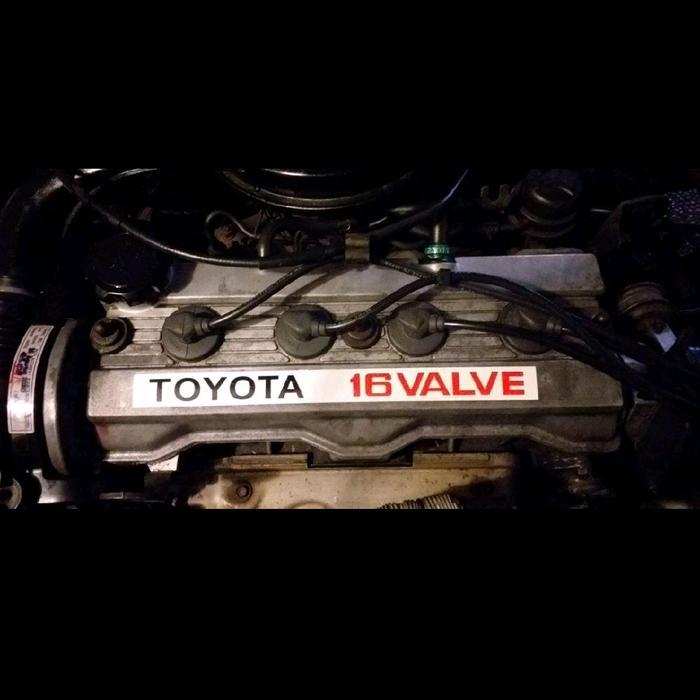 Stiker Cover Mesin Twin Cam 16 VALVE