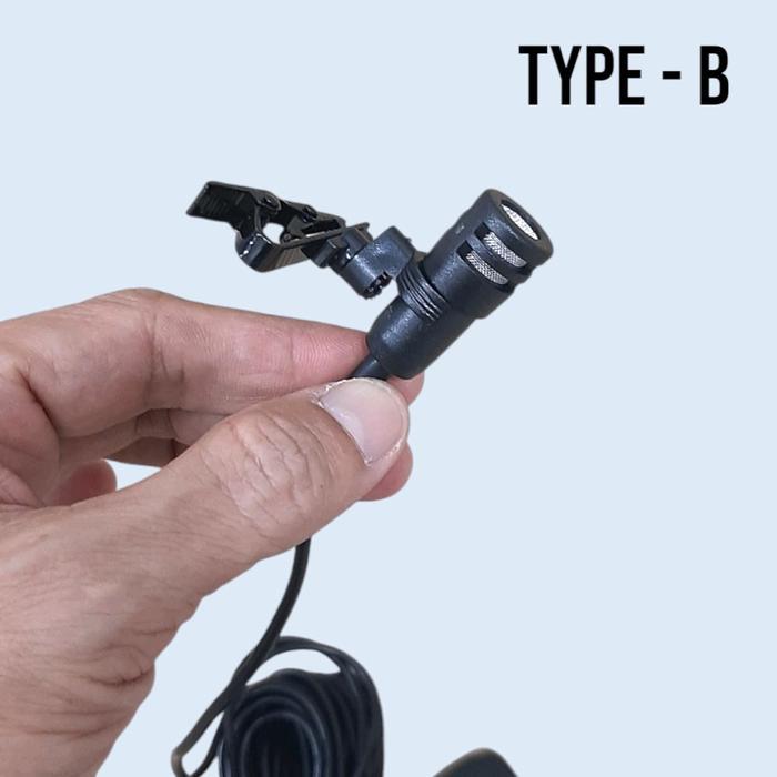 Mic Jepit Clip On Mic Kancing Peka Dan Berkabel Panjang Cocok Untuk Mik Imam Warna Hitam Mikrofon