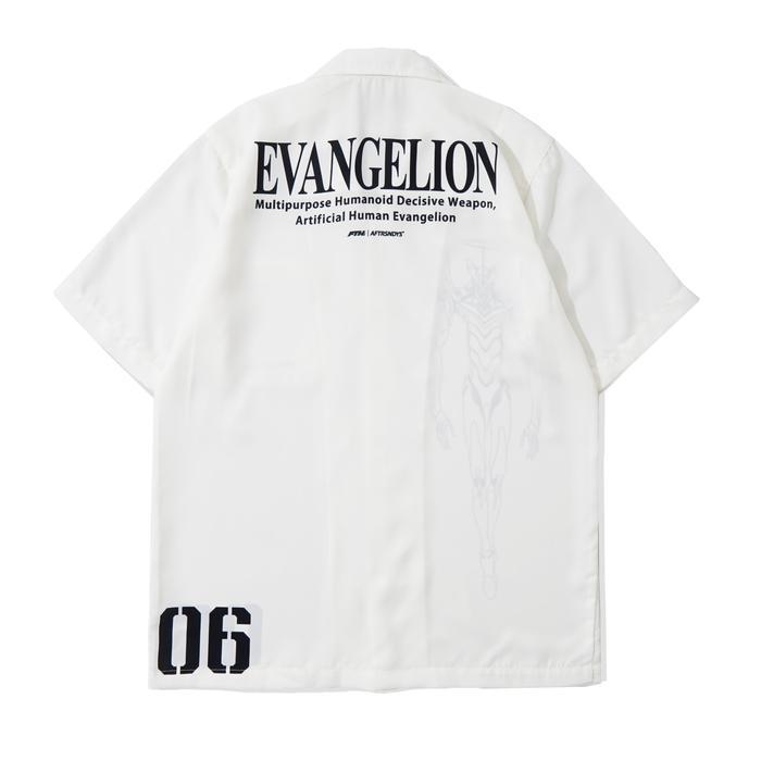 Collar Shirt Unit-06 White Evangelion X Aftrsndys X Fth