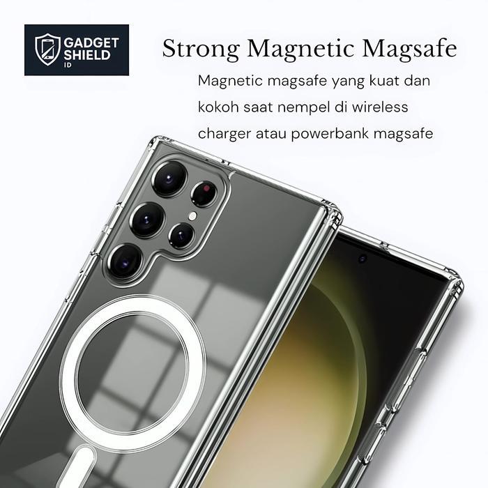 Ketubruk_ Case Clear Magsafe Note 20 - Note 20 Ultra - Note 20 Plus - Anti Yellowing - Slim Design -