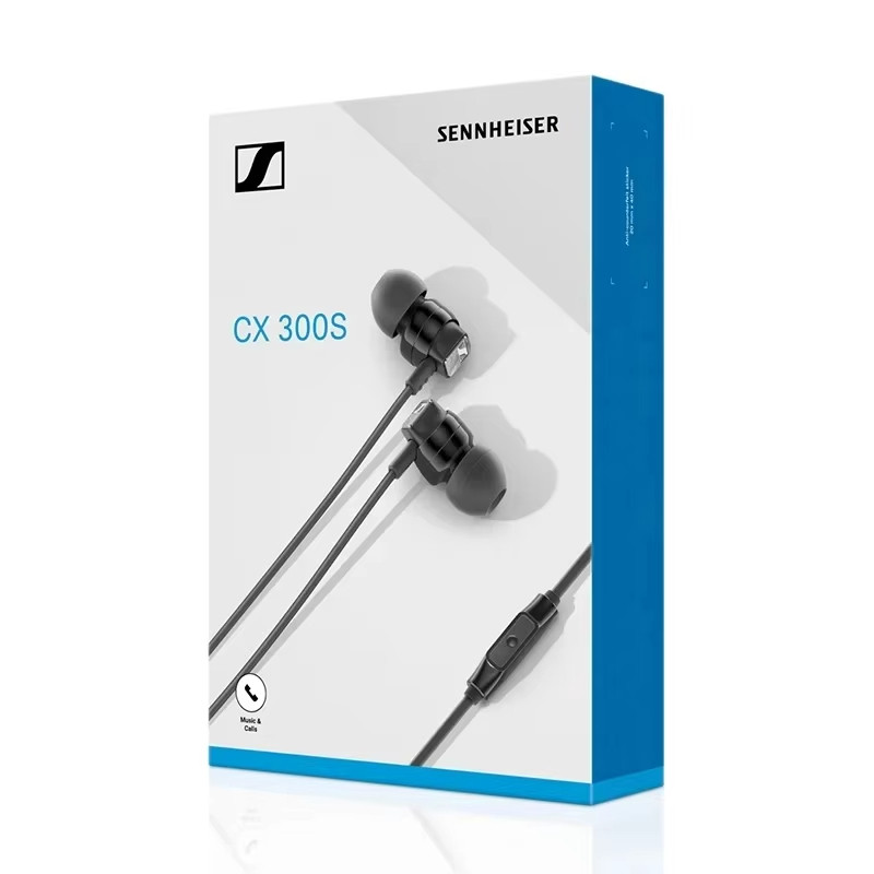 Sennheiser CX300S Dynamic In-Ear Headphones Clear Stereo Sound Wired Earbuds For Daily Audio
