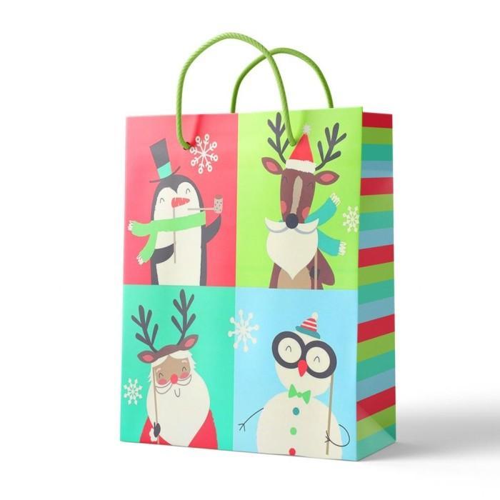 CAPRICORN DESIGN PAPER BAG CHRISTMAS PAPER BAG/TAS KADO NATAL FULL COLOR UNIK SBCBX 020