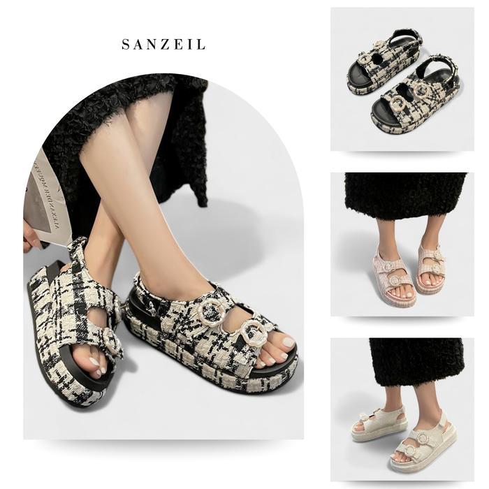SANZEIL IVY SANDAL CEWEK SRAP SOL 4CM 5625 SIZE 36 - 40