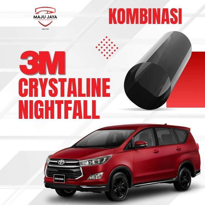 Termurah Kaca Film Mobil 3M Kombinasi Crystaline + Nightfall Ceramic (Full Set)
