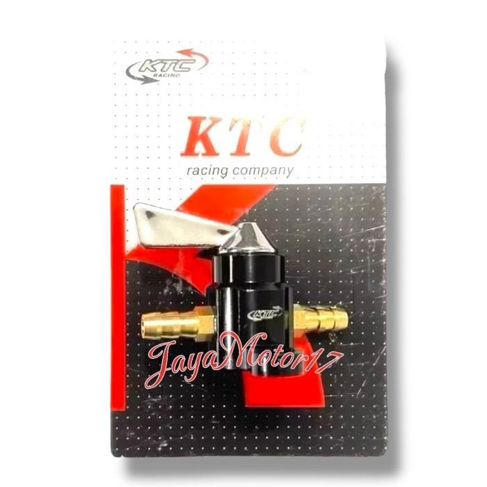 Kran bensin KTC Racing CNC Original Keran bensin Motor KTC kran bensin variasi Motor Original KTC